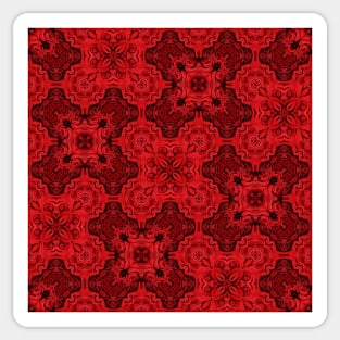 Roses are Reddish Pattern 7 Sticker